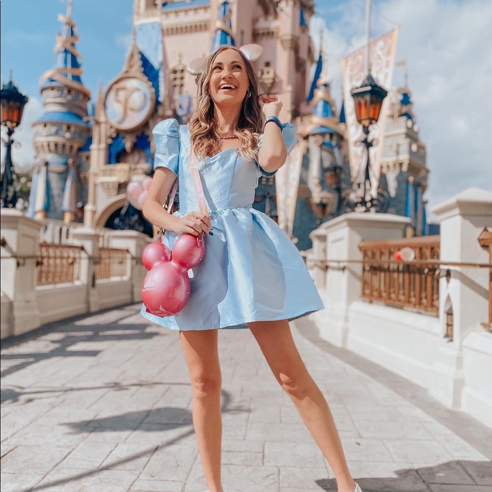 ISO Dolls Kill blue dress w puff sleeve